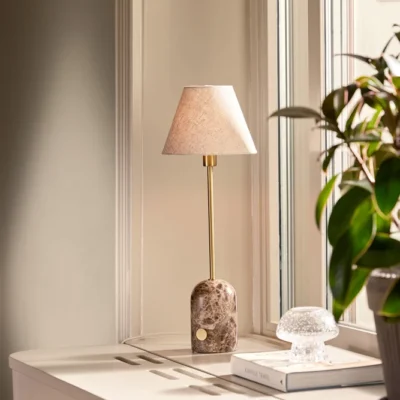 Bordslampa Gino 20 Brun Marmor