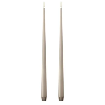 Ester & Erik Kronljus LED 40 cm 2-pack Linen Grey