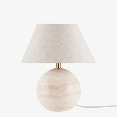 Bordslampa Castello 35 Beige Travertin