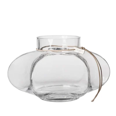 Glasvas d25 h15 cm