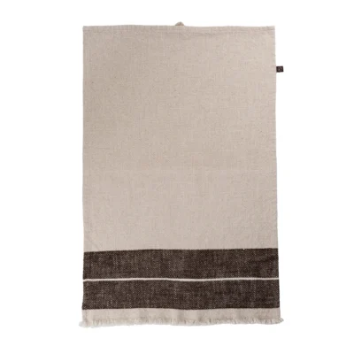 Kökshandduk Natur/Vit/Brun 45×70 cm