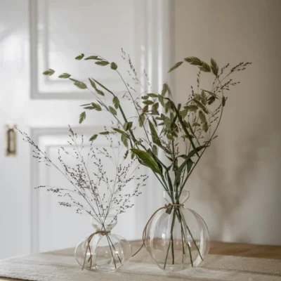 Löpare Natur/Vit/Beige 45×150 cm