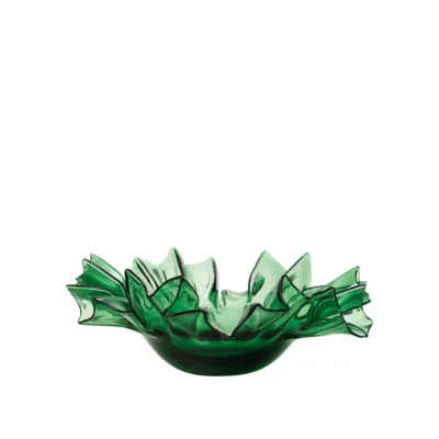 Skål Grön Glas